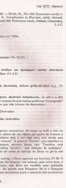 DICIONARIO INTERNACIONAL DO ANTIGO TESTAMENTO