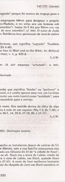 DICIONARIO INTERNACIONAL DO ANTIGO TESTAMENTO