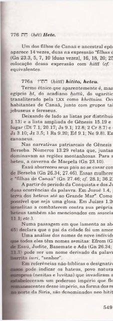 DICIONARIO INTERNACIONAL DO ANTIGO TESTAMENTO