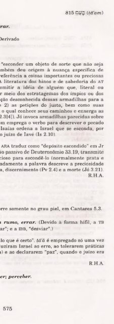 DICIONARIO INTERNACIONAL DO ANTIGO TESTAMENTO