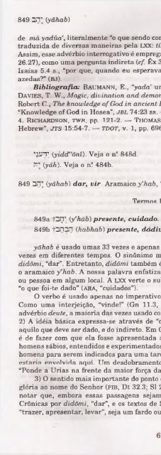 DICIONARIO INTERNACIONAL DO ANTIGO TESTAMENTO