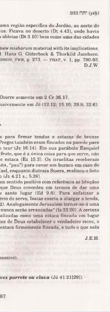 DICIONARIO INTERNACIONAL DO ANTIGO TESTAMENTO