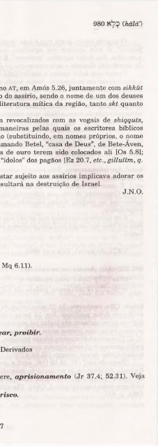 DICIONARIO INTERNACIONAL DO ANTIGO TESTAMENTO