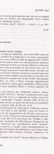 DICIONARIO INTERNACIONAL DO ANTIGO TESTAMENTO