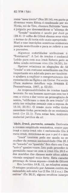 DICIONARIO INTERNACIONAL DO ANTIGO TESTAMENTO