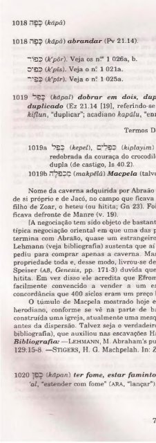 DICIONARIO INTERNACIONAL DO ANTIGO TESTAMENTO