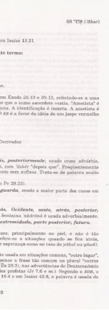 DICIONARIO INTERNACIONAL DO ANTIGO TESTAMENTO