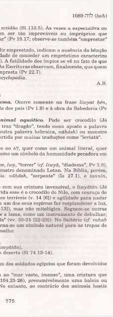 DICIONARIO INTERNACIONAL DO ANTIGO TESTAMENTO