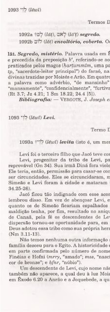 DICIONARIO INTERNACIONAL DO ANTIGO TESTAMENTO