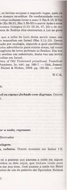 DICIONARIO INTERNACIONAL DO ANTIGO TESTAMENTO