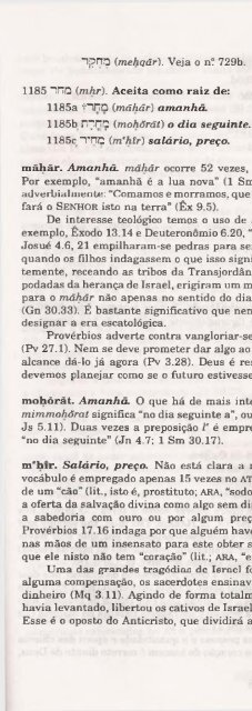 DICIONARIO INTERNACIONAL DO ANTIGO TESTAMENTO