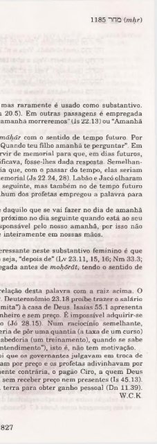 DICIONARIO INTERNACIONAL DO ANTIGO TESTAMENTO