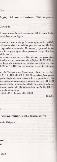 DICIONARIO INTERNACIONAL DO ANTIGO TESTAMENTO