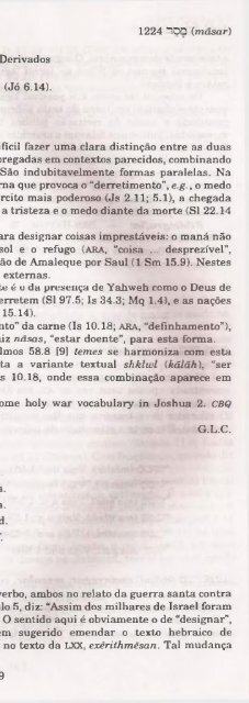 DICIONARIO INTERNACIONAL DO ANTIGO TESTAMENTO