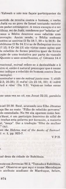 DICIONARIO INTERNACIONAL DO ANTIGO TESTAMENTO