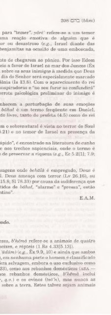 DICIONARIO INTERNACIONAL DO ANTIGO TESTAMENTO