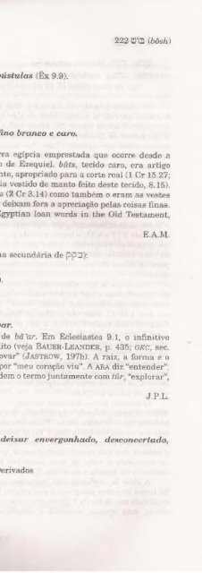 DICIONARIO INTERNACIONAL DO ANTIGO TESTAMENTO