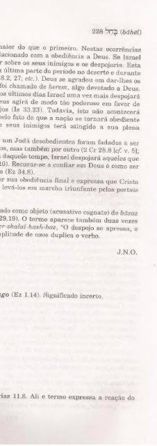 DICIONARIO INTERNACIONAL DO ANTIGO TESTAMENTO