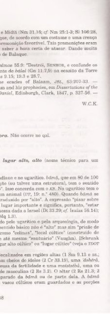 DICIONARIO INTERNACIONAL DO ANTIGO TESTAMENTO