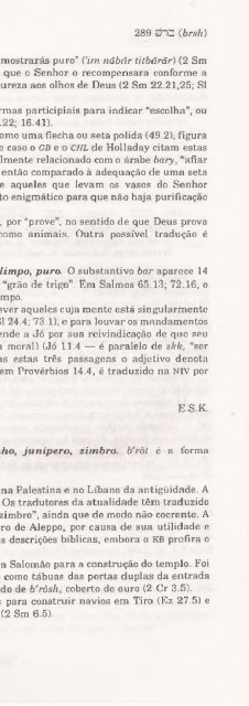 DICIONARIO INTERNACIONAL DO ANTIGO TESTAMENTO