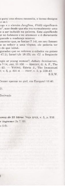 DICIONARIO INTERNACIONAL DO ANTIGO TESTAMENTO