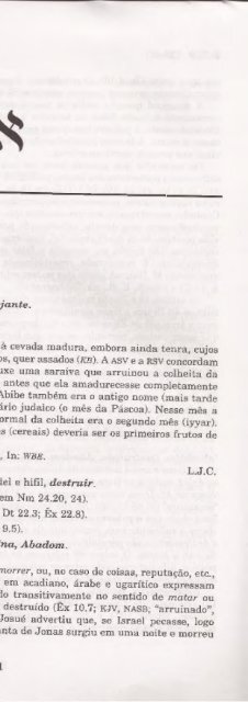 DICIONARIO INTERNACIONAL DO ANTIGO TESTAMENTO