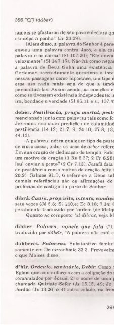 DICIONARIO INTERNACIONAL DO ANTIGO TESTAMENTO