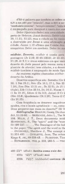 DICIONARIO INTERNACIONAL DO ANTIGO TESTAMENTO