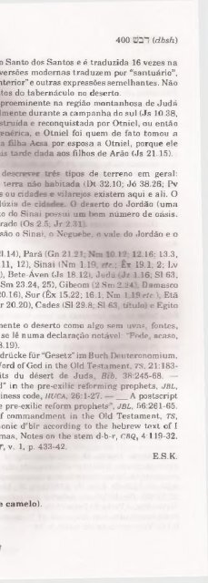 DICIONARIO INTERNACIONAL DO ANTIGO TESTAMENTO