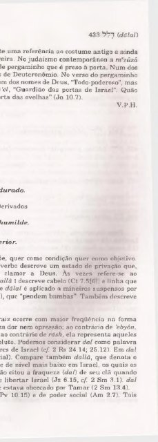 DICIONARIO INTERNACIONAL DO ANTIGO TESTAMENTO