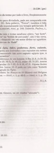 DICIONARIO INTERNACIONAL DO ANTIGO TESTAMENTO