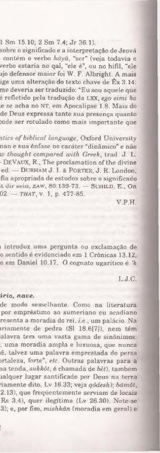 DICIONARIO INTERNACIONAL DO ANTIGO TESTAMENTO