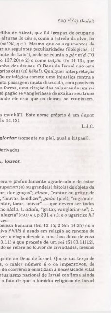 DICIONARIO INTERNACIONAL DO ANTIGO TESTAMENTO