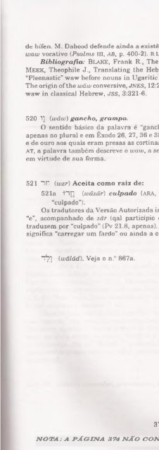 DICIONARIO INTERNACIONAL DO ANTIGO TESTAMENTO