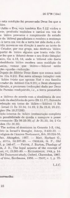 DICIONARIO INTERNACIONAL DO ANTIGO TESTAMENTO