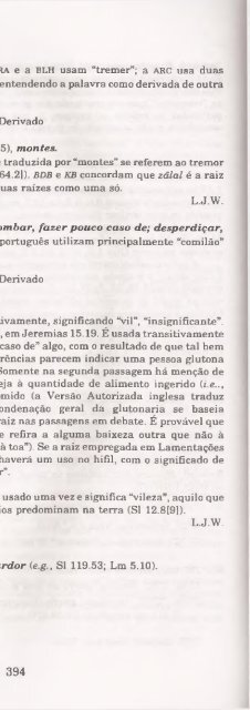 DICIONARIO INTERNACIONAL DO ANTIGO TESTAMENTO