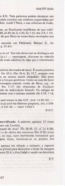 DICIONARIO INTERNACIONAL DO ANTIGO TESTAMENTO