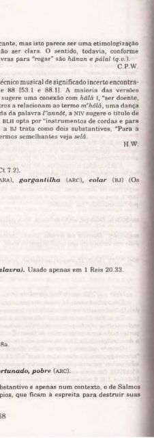 DICIONARIO INTERNACIONAL DO ANTIGO TESTAMENTO