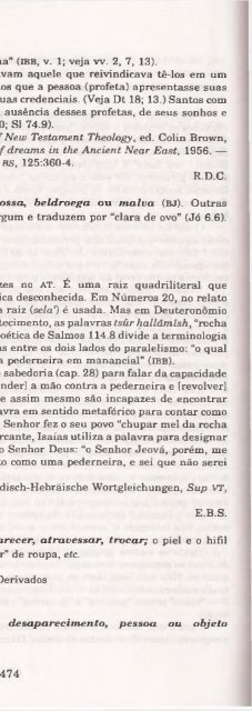 DICIONARIO INTERNACIONAL DO ANTIGO TESTAMENTO