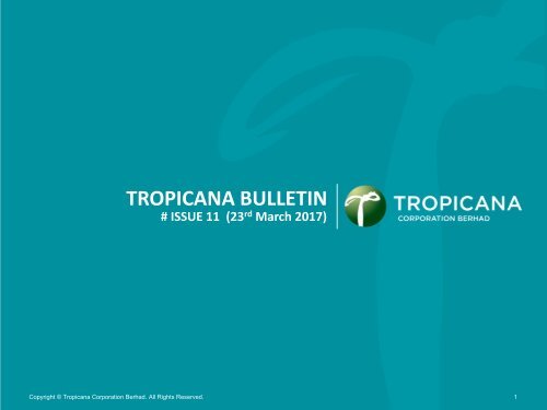 Tropicana Bulletin Issue 11