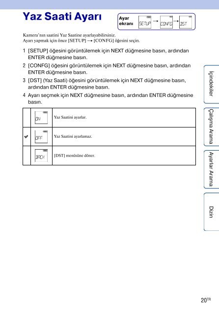 Sony HDR-AS100VB - HDR-AS100VB Guide pratique Turc