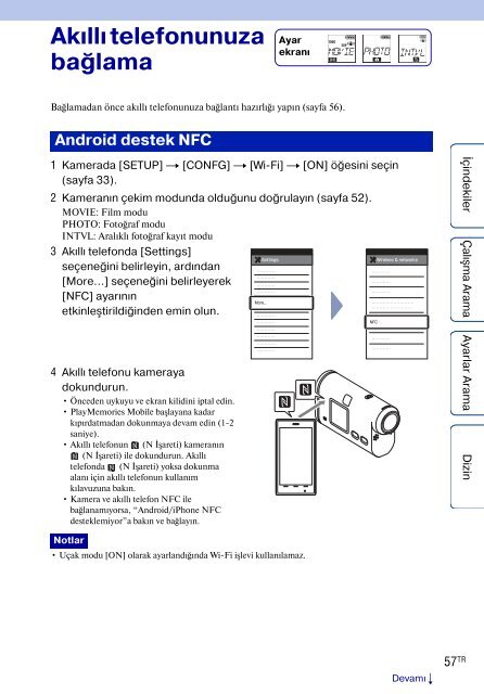 Sony HDR-AS100VB - HDR-AS100VB Guide pratique Turc