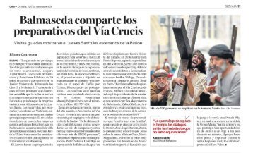 Balmaseda comparte los preparativos del Vía Crucis