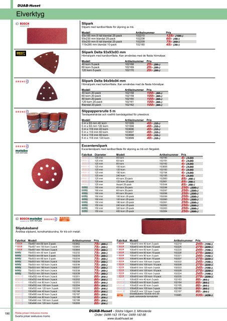 DUAB-HUSET - Produktkatalog 13