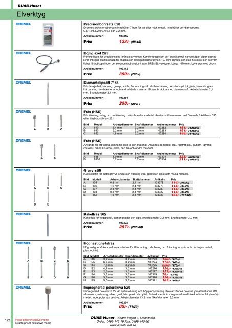 DUAB-HUSET - Produktkatalog 13