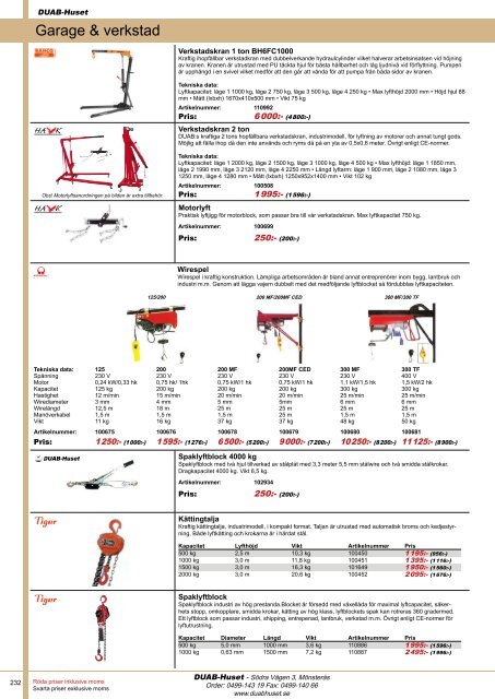 DUAB-HUSET - Produktkatalog 13