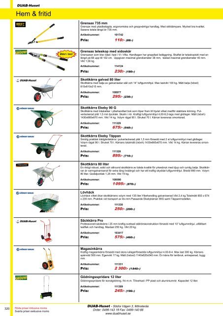 DUAB-HUSET - Produktkatalog 13