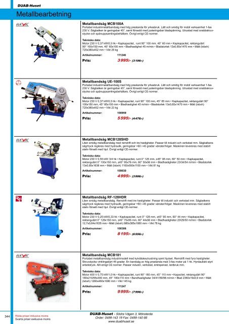 DUAB-HUSET - Produktkatalog 13