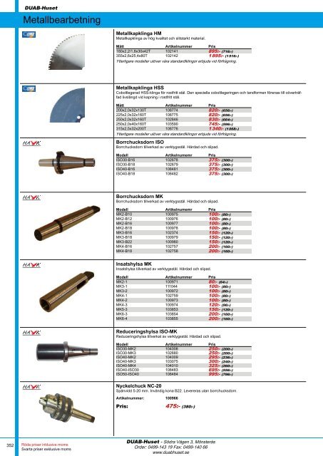 DUAB-HUSET - Produktkatalog 13