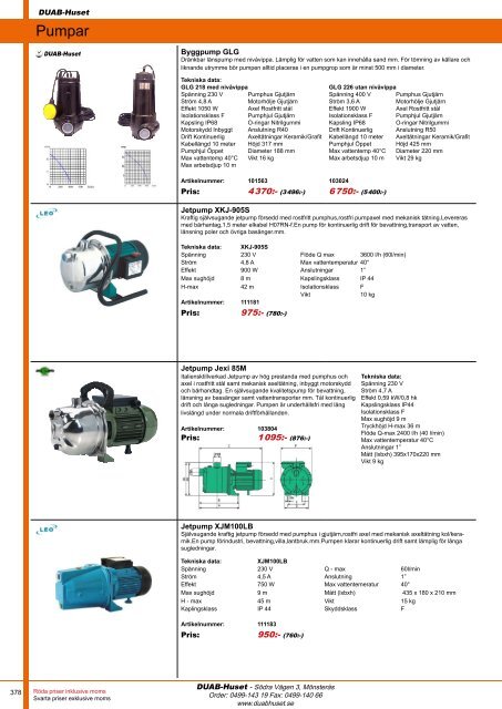 DUAB-HUSET - Produktkatalog 13